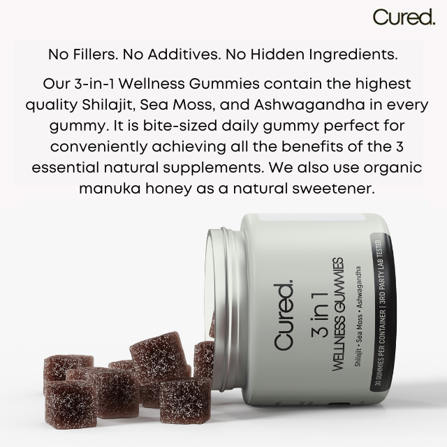 CURED® 3-in-1 Wellness Gummies